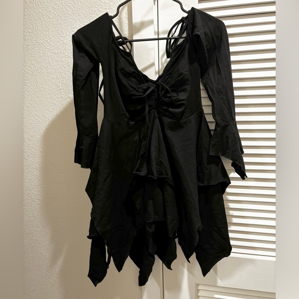 Current Mood Black Long Sleeve Dress